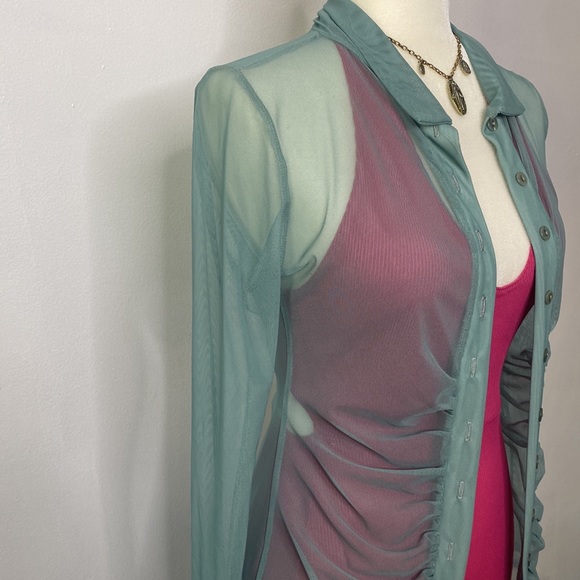 Green mesh dress - Picture 8 of 14